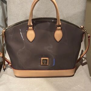 Dooney & Bourke Taupe and Tan Satchel
